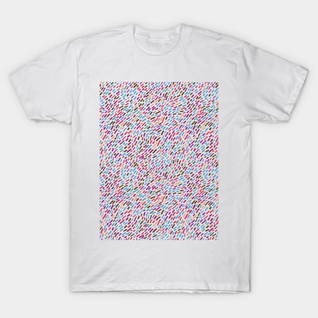 Van Gogh Chaos Pattern T-Shirt by Tobe_Fonseca